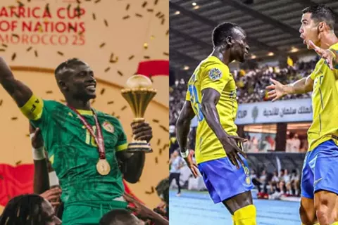 ماني يكشف تفاصيل مكالمته الهاتفية مع رونالدو عقب التتويج بأمم أفريقيا